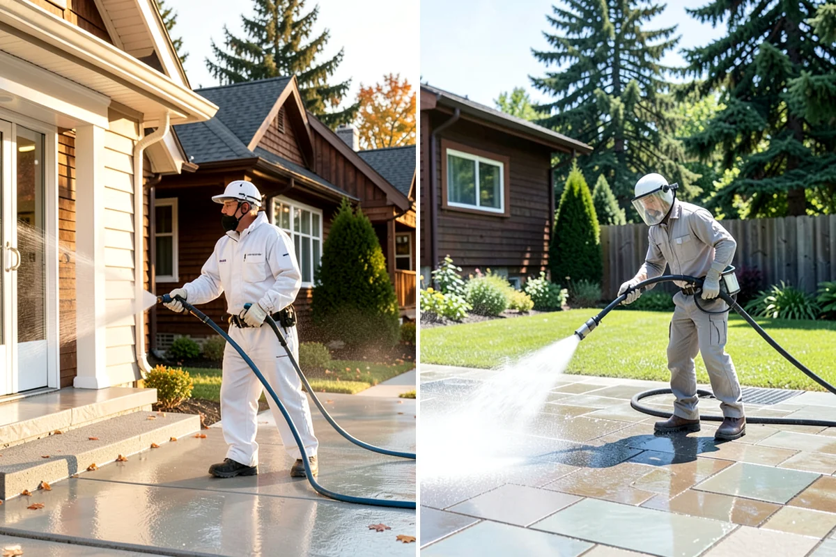 Limestone Cleaning in Arlington, Snohomish County, WA - Confirm the stone as limestone and test discreetly
