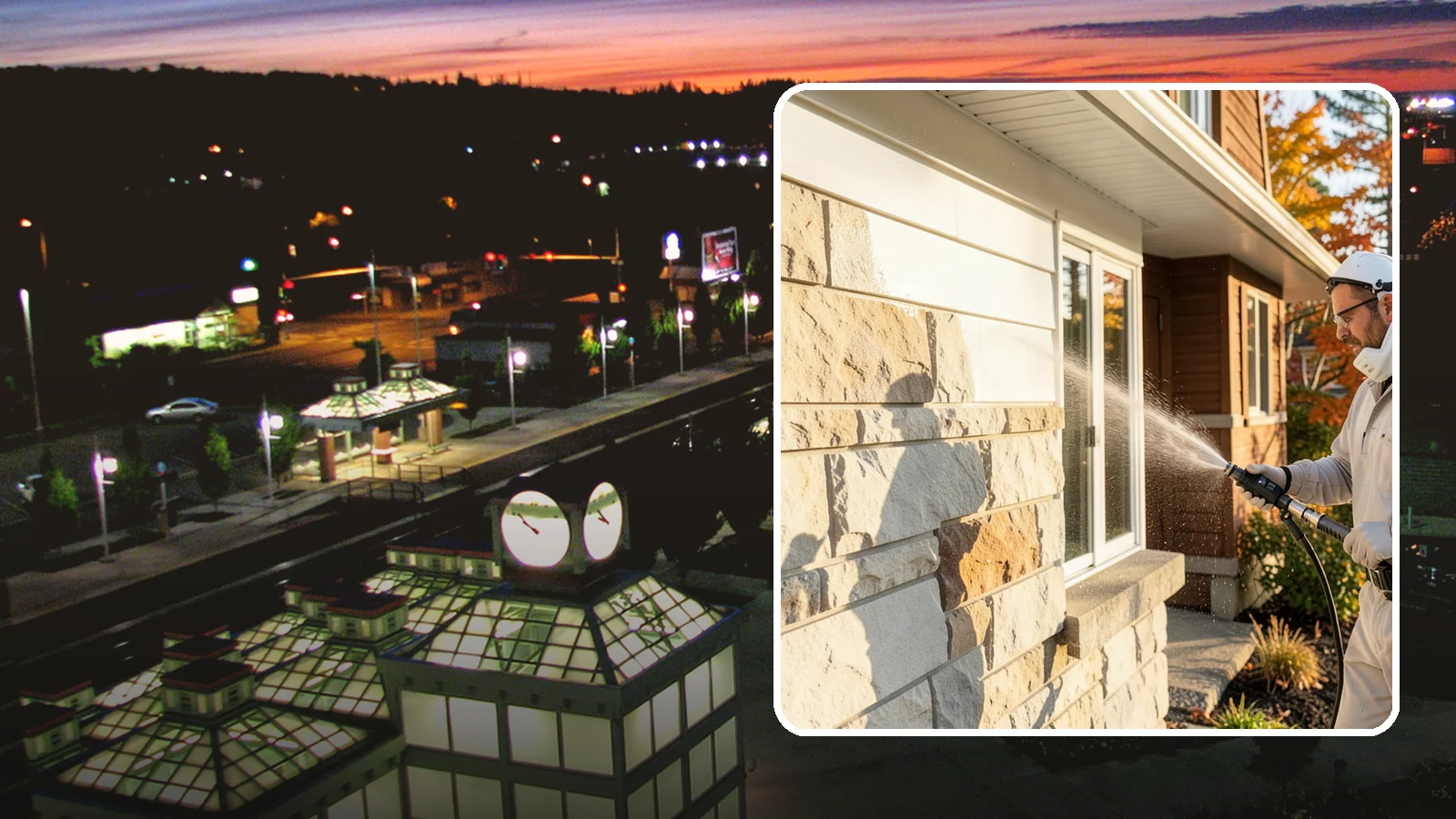 Limestone Cleaning in Auburn, King County, WA - Clean soft, acid-sensitive limestone with neutral chemistry that avoids etching the delicate surface.
