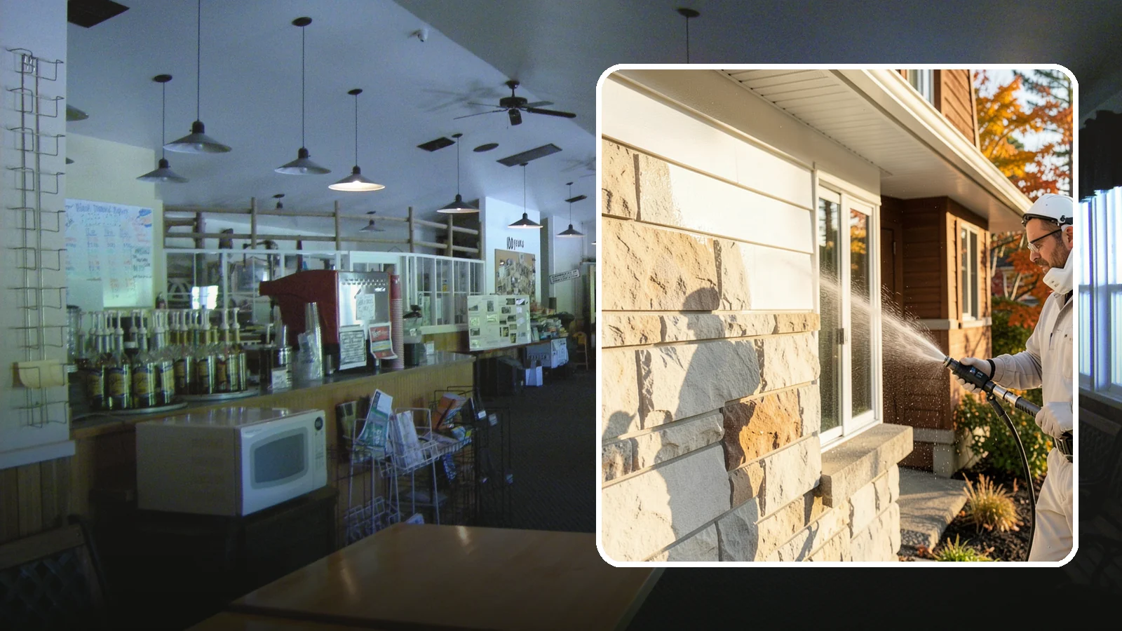 Limestone Cleaning in Black Diamond, King County, WA - Clean soft, acid-sensitive limestone with neutral chemistry that avoids etching the delicate surface.
