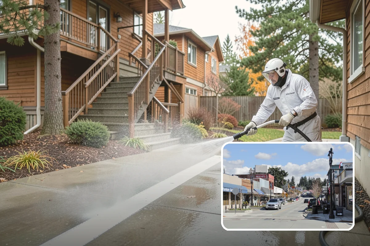 Limestone Cleaning in Bothell, King County, WA - Avoids the etching that acids cause on calcareous stone