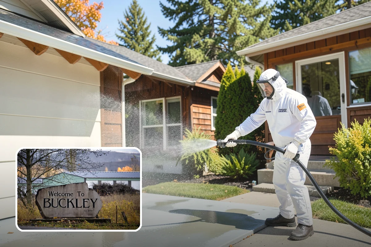 Limestone Cleaning in Buckley, Pierce County, WA - Avoids the etching that acids cause on calcareous stone