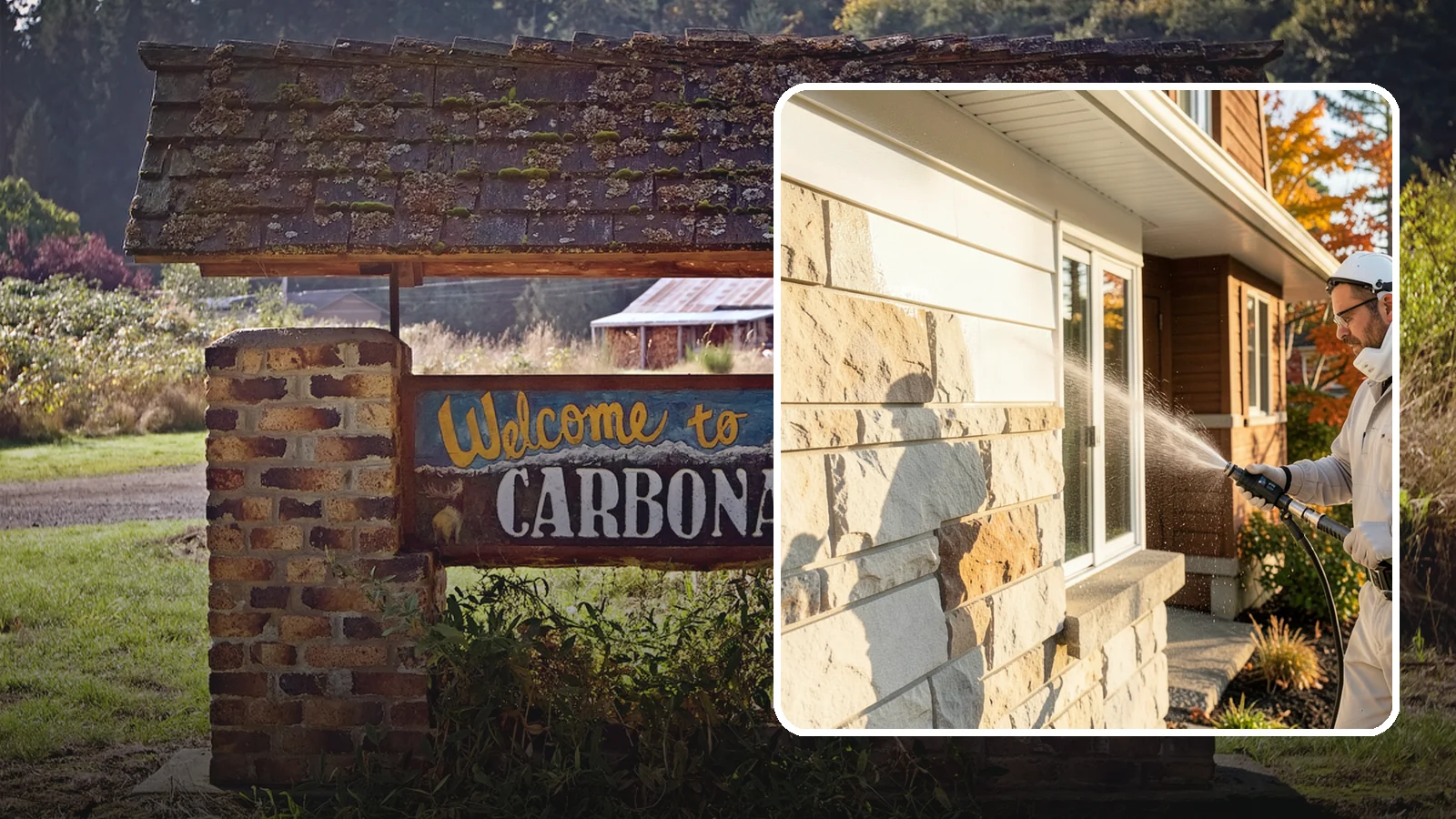 Limestone Cleaning in Carbonado, Pierce County, WA - Clean soft, acid-sensitive limestone with neutral chemistry that avoids etching the delicate surface.