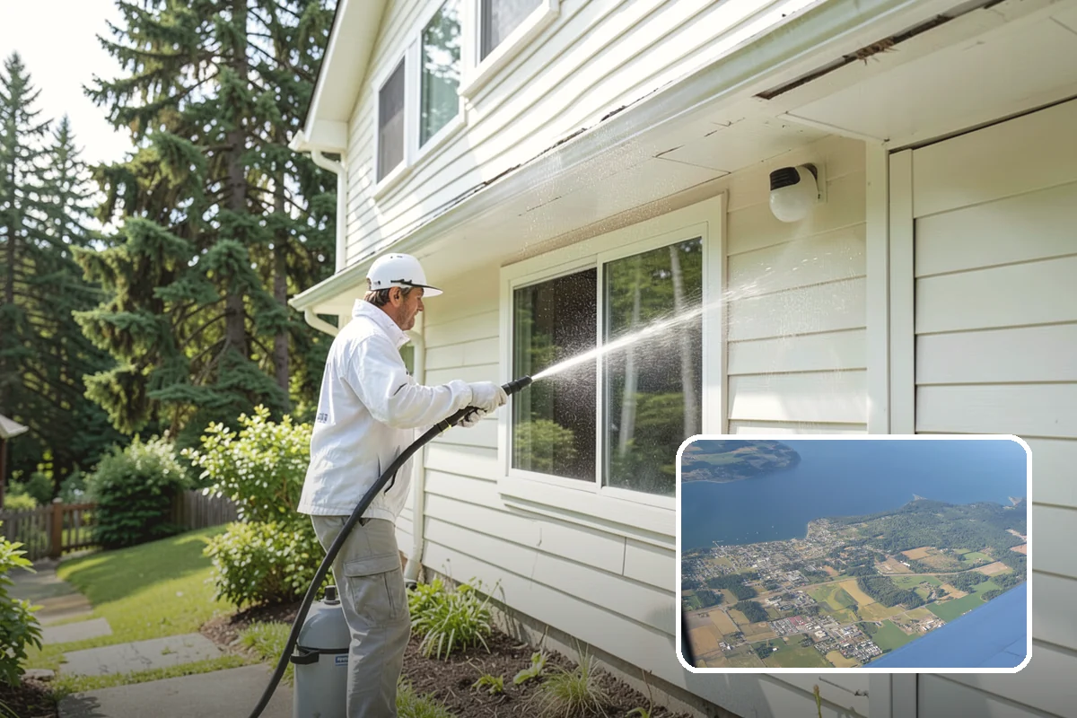 Limestone Cleaning in Coupeville, Island County, WA - Avoids the etching that acids cause on calcareous stone