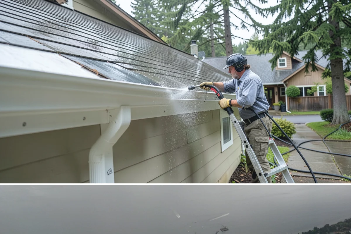 Limestone Cleaning in Des Moines, King County, WA - Dry summer weather is safest, because saturated limestone is even more delicate and slower to recover after cleaning.