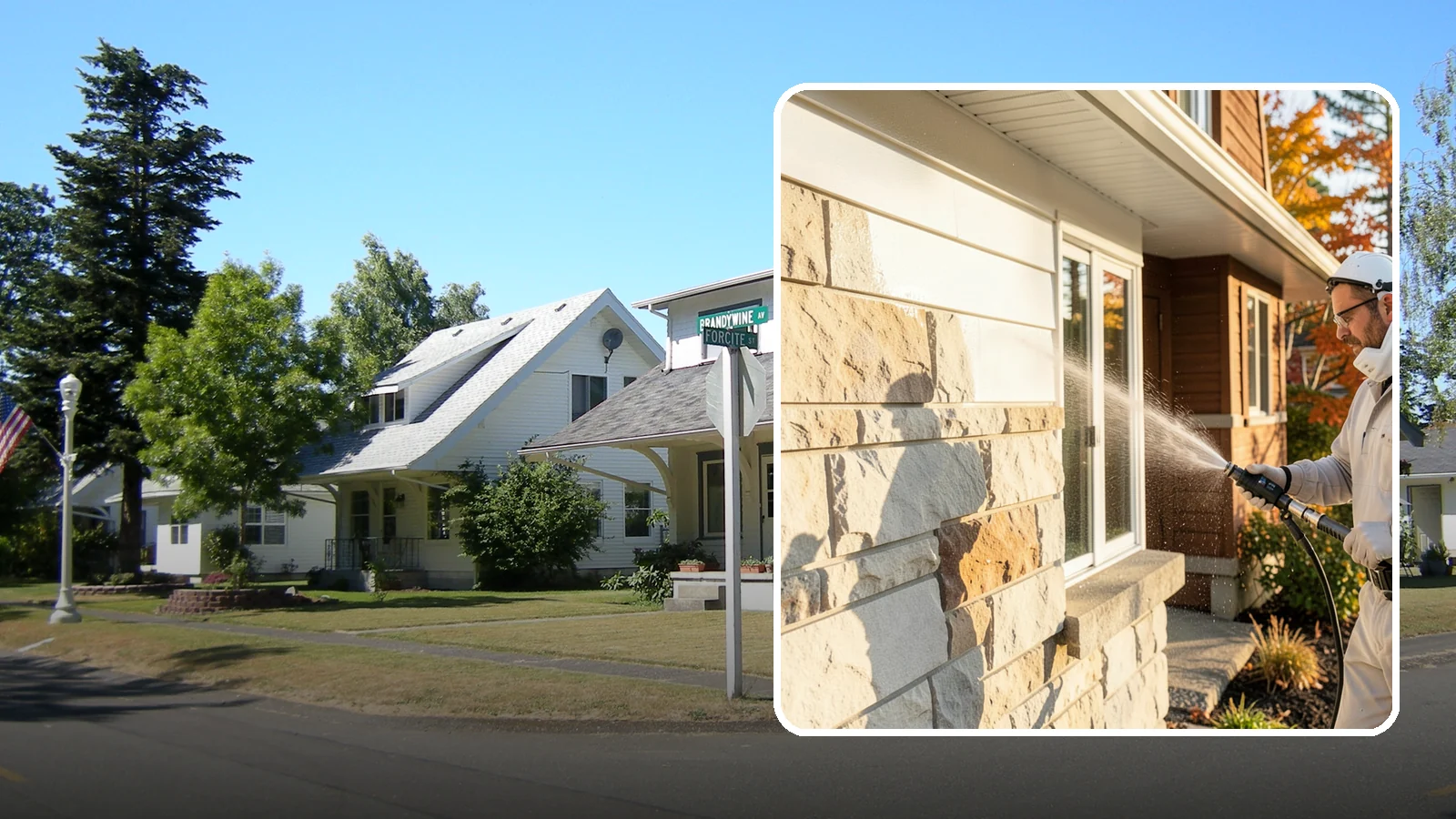 Limestone Cleaning in DuPont, Pierce County, WA - Clean soft, acid-sensitive limestone with neutral chemistry that avoids etching the delicate surface.