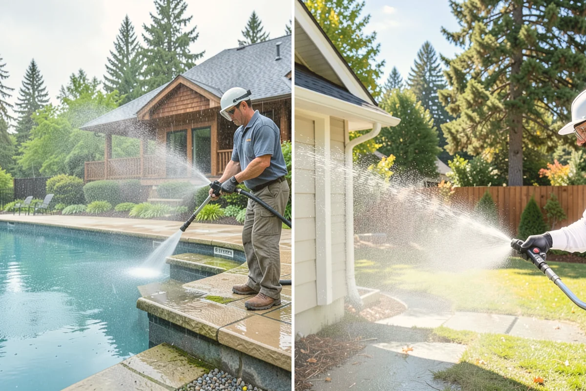 Limestone Cleaning in Eatonville, Pierce County, WA - Confirm the stone as limestone and test discreetly