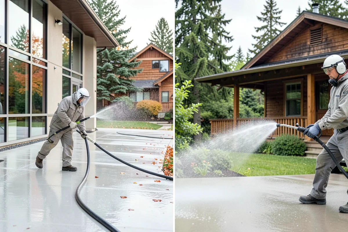Limestone Cleaning in Federal Way, King County, WA - Confirm the stone as limestone and test discreetly