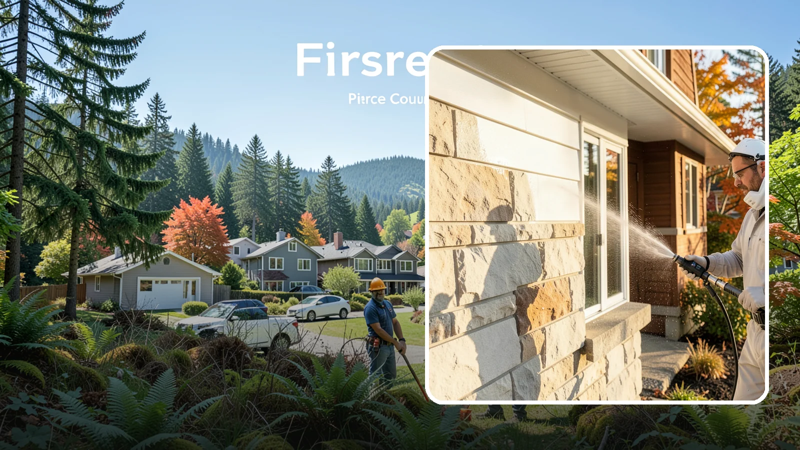 Limestone Cleaning in Fircrest, Pierce County, WA - Clean soft, acid-sensitive limestone with neutral chemistry that avoids etching the delicate surface.