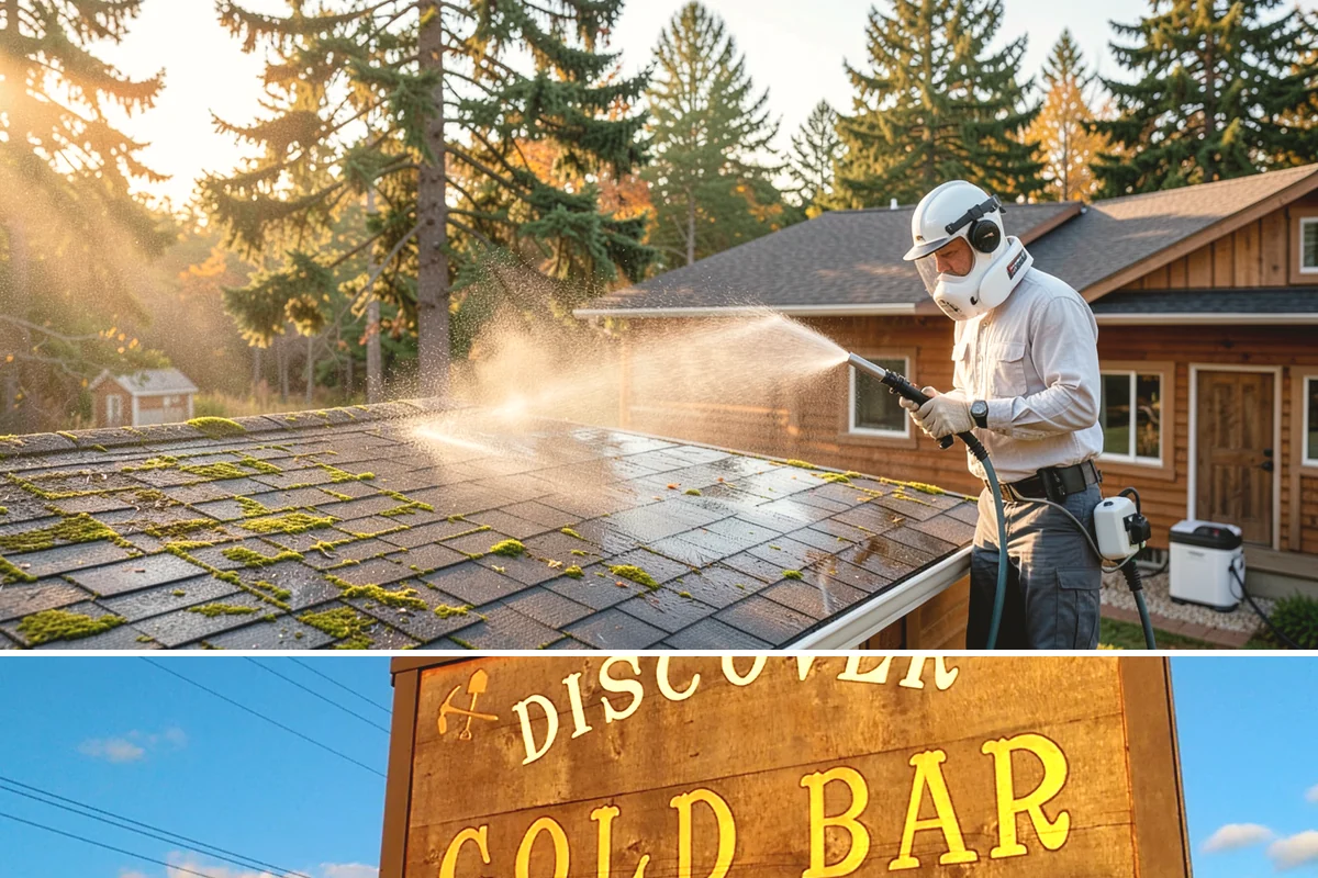 Limestone Cleaning in Gold Bar, Snohomish County, WA - Dry summer weather is safest, because saturated limestone is even more delicate and slower to recover after cleaning.