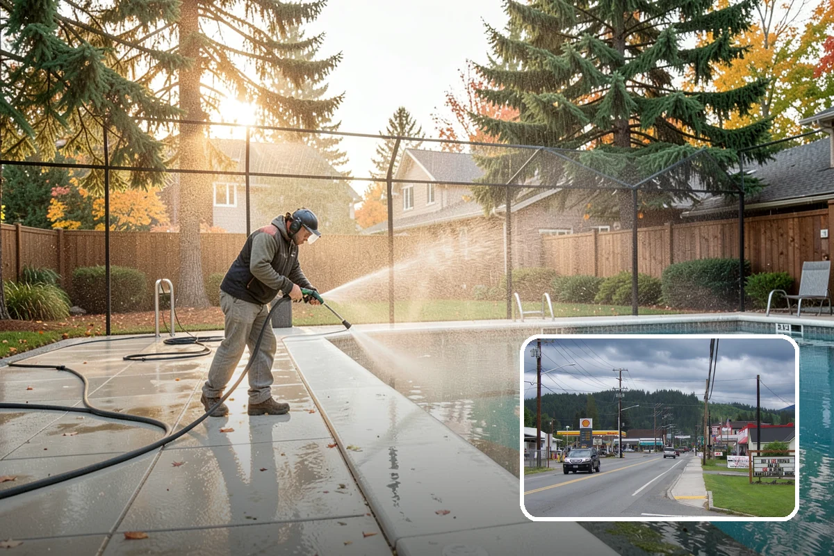 Limestone Cleaning in Granite Falls, Snohomish County, WA - Avoids the etching that acids cause on calcareous stone