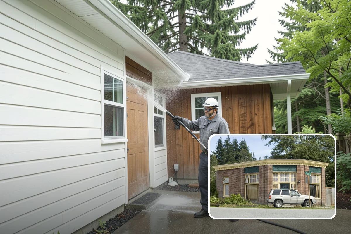 Limestone Cleaning in Hamilton, Skagit County, WA - Avoids the etching that acids cause on calcareous stone