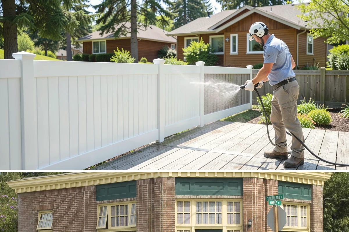 Limestone Cleaning in Hamilton, Skagit County, WA - Dry summer weather is safest, because saturated limestone is even more delicate and slower to recover after cleaning.