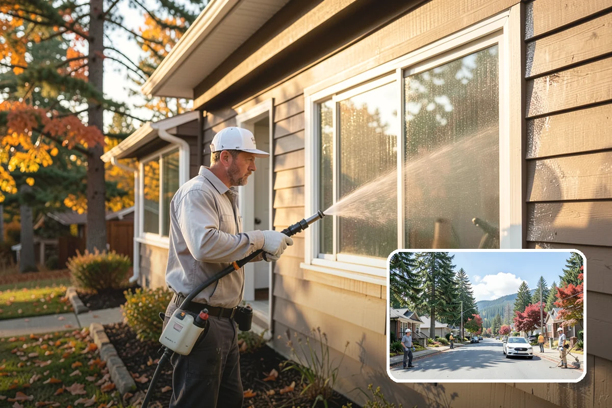 Limestone Cleaning in Hunts Point, King County, WA - Avoids the etching that acids cause on calcareous stone