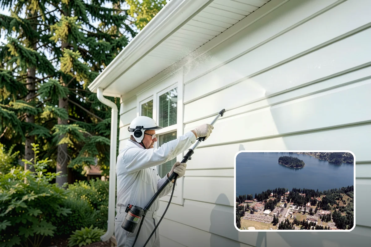 Limestone Cleaning in Lakewood, Pierce County, WA - Avoids the etching that acids cause on calcareous stone
