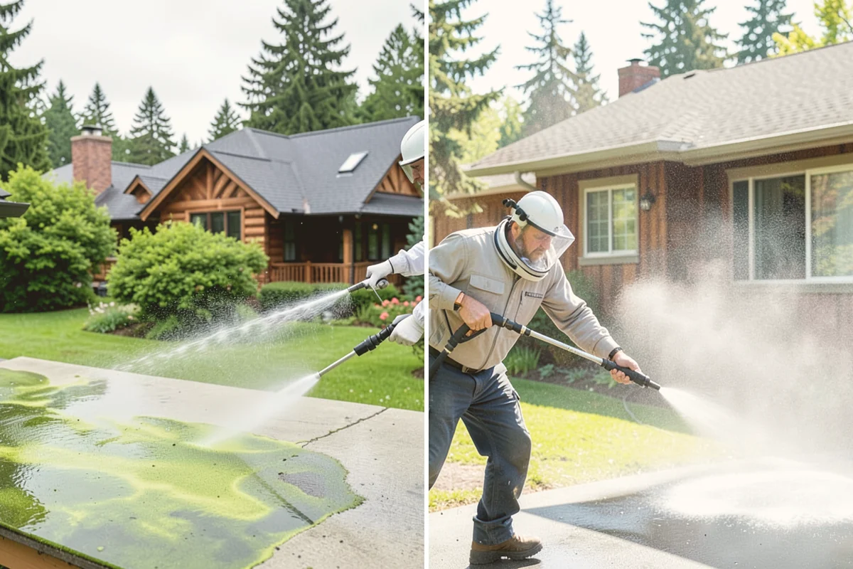 Limestone Cleaning in Langley, Island County, WA - Confirm the stone as limestone and test discreetly