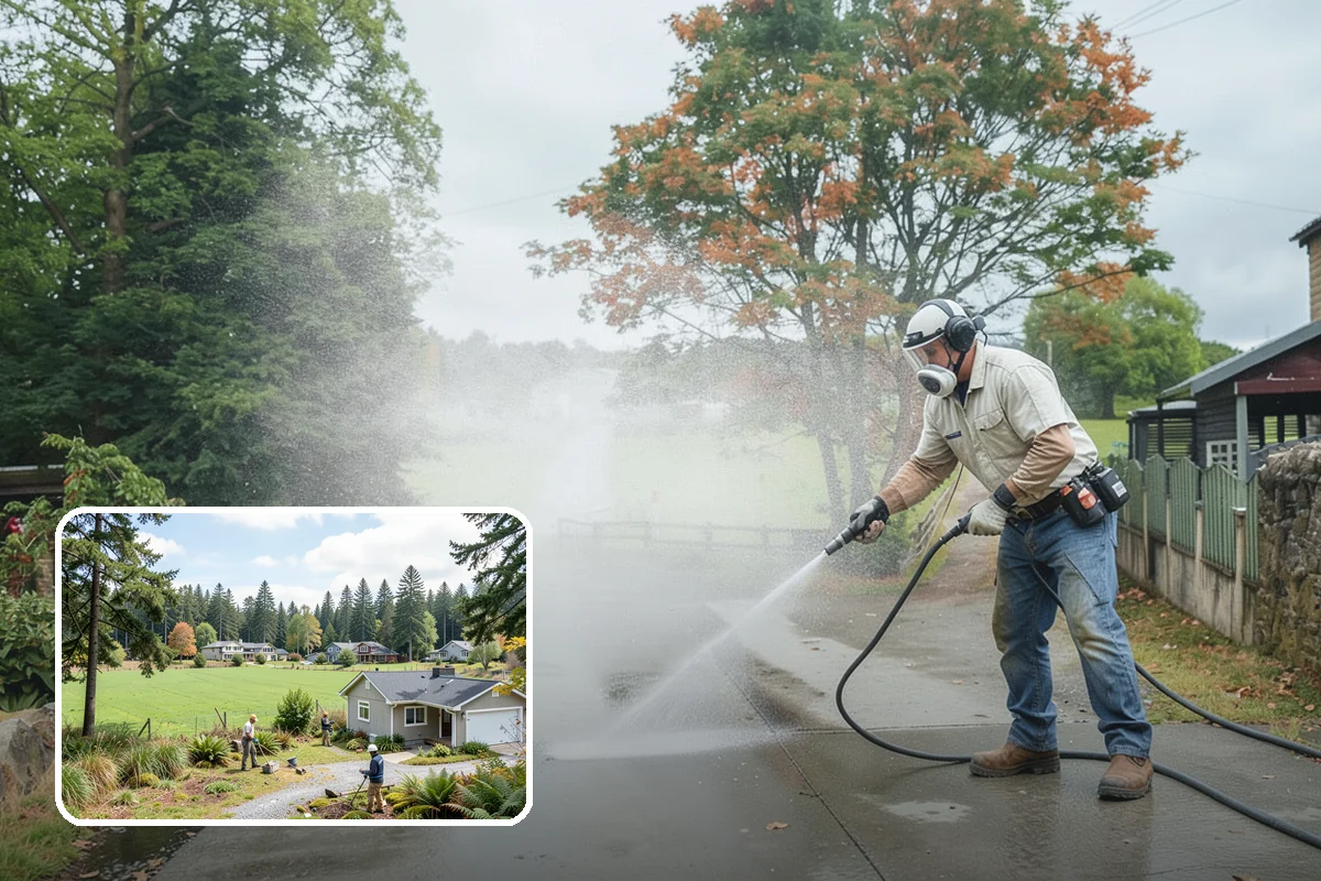 Limestone Cleaning in Lyman, Skagit County, WA - Avoids the etching that acids cause on calcareous stone