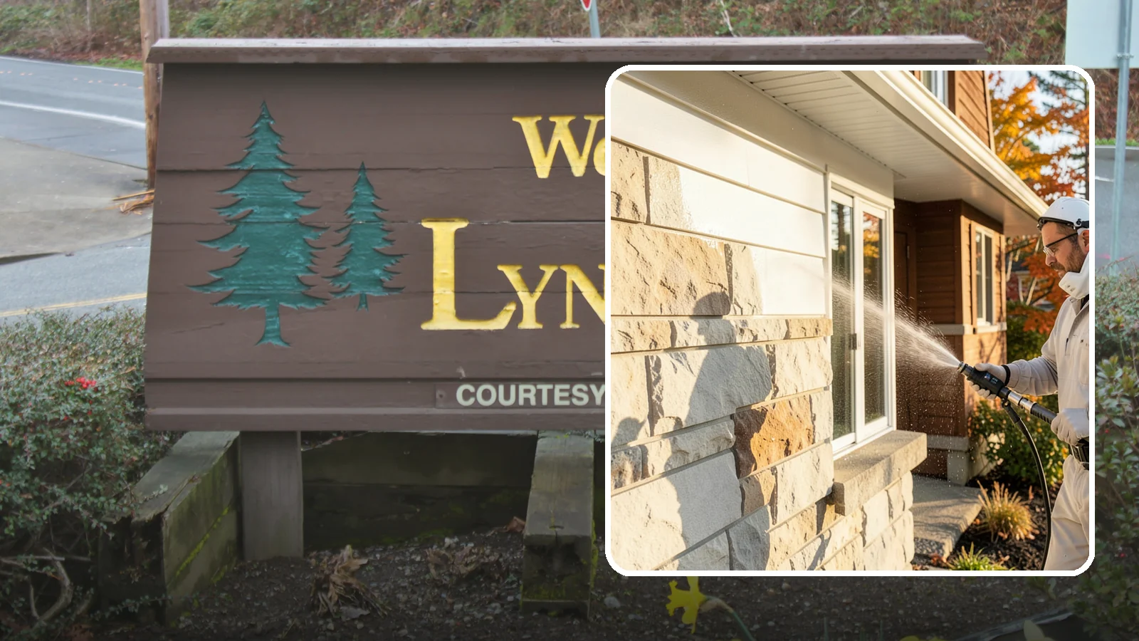 Limestone Cleaning in Lynnwood, Snohomish County, WA - Clean soft, acid-sensitive limestone with neutral chemistry that avoids etching the delicate surface.