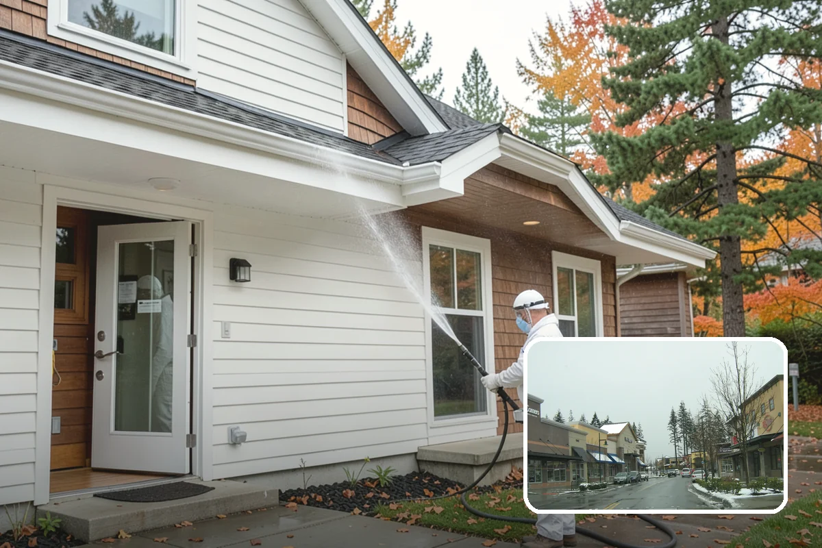 Limestone Cleaning in Mill Creek, Snohomish County, WA - Avoids the etching that acids cause on calcareous stone