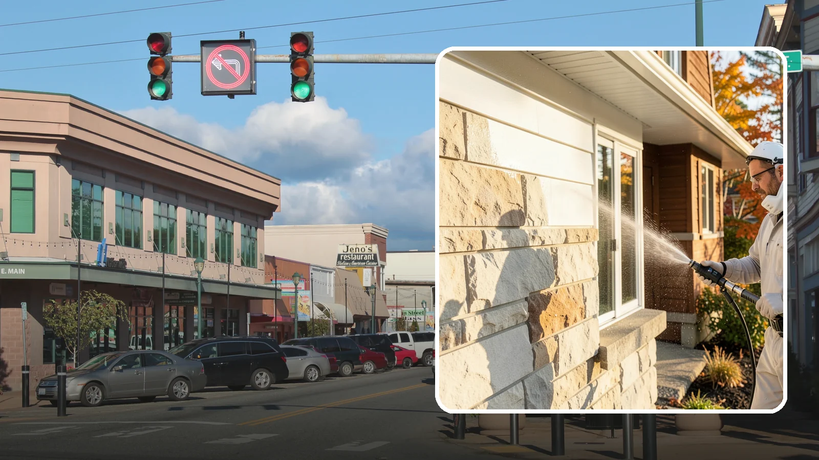 Limestone Cleaning in Monroe, Snohomish County, WA - Clean soft, acid-sensitive limestone with neutral chemistry that avoids etching the delicate surface.