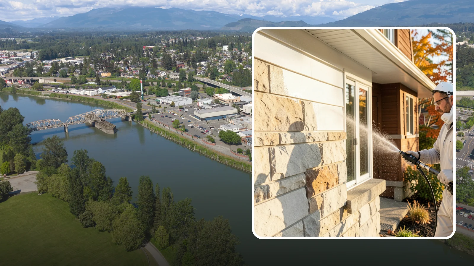 Limestone Cleaning in Mount Vernon, Skagit County, WA - Clean soft, acid-sensitive limestone with neutral chemistry that avoids etching the delicate surface.