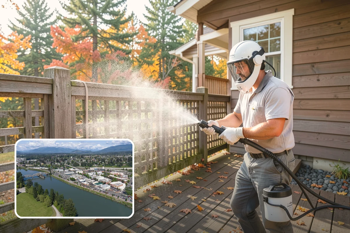 Limestone Cleaning in Mount Vernon, Skagit County, WA - Avoids the etching that acids cause on calcareous stone