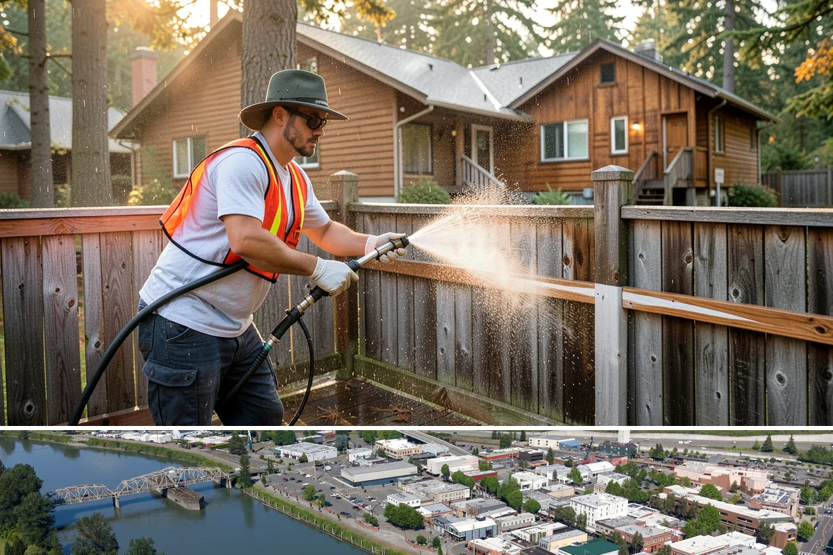 Limestone Cleaning in Mount Vernon, Skagit County, WA - Dry summer weather is safest, because saturated limestone is even more delicate and slower to recover after cleaning.