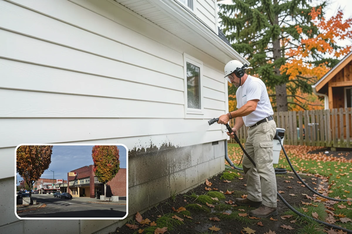 Limestone Cleaning in Puyallup, Pierce County, WA - Avoids the etching that acids cause on calcareous stone
