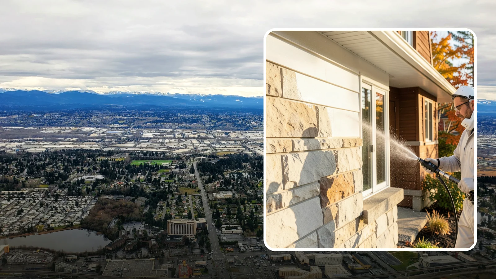 Limestone Cleaning in SeaTac, King County, WA - Clean soft, acid-sensitive limestone with neutral chemistry that avoids etching the delicate surface.