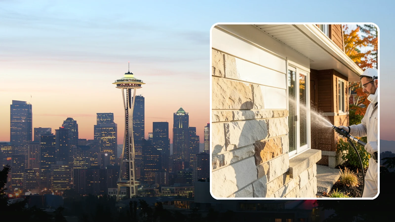 Limestone Cleaning in Seattle, King County, WA - Clean soft, acid-sensitive limestone with neutral chemistry that avoids etching the delicate surface.