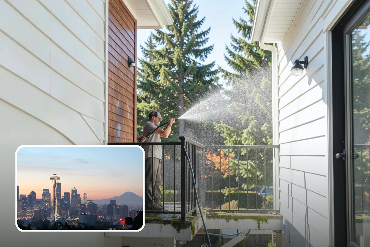 Limestone Cleaning in Seattle, King County, WA - Avoids the etching that acids cause on calcareous stone