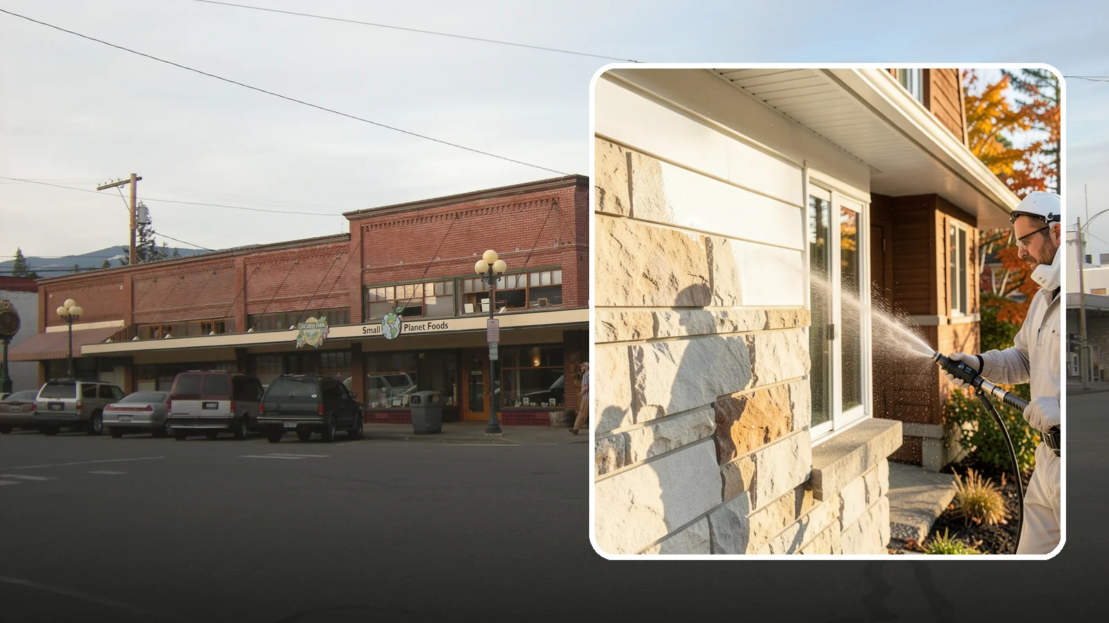 Limestone Cleaning in Sedro-Woolley, Skagit County, WA - Clean soft, acid-sensitive limestone with neutral chemistry that avoids etching the delicate surface.