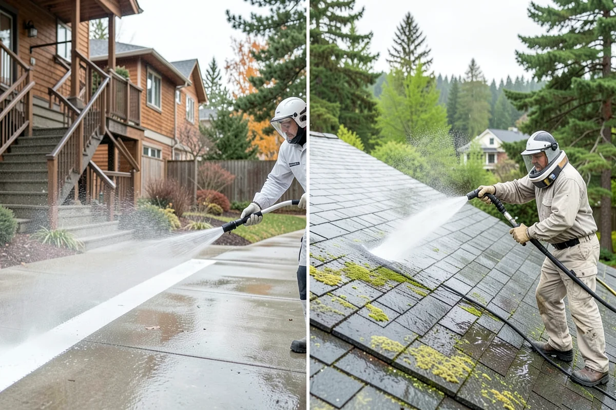 Limestone Cleaning in Shoreline, King County, WA - Confirm the stone as limestone and test discreetly