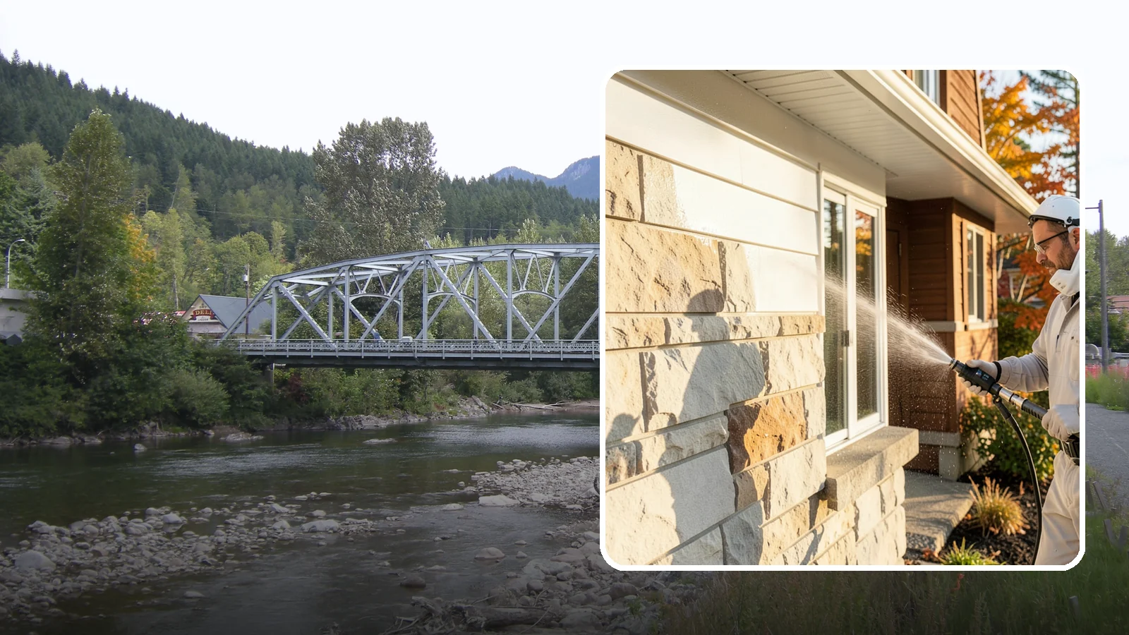 Limestone Cleaning in Skykomish, King County, WA - Clean soft, acid-sensitive limestone with neutral chemistry that avoids etching the delicate surface.