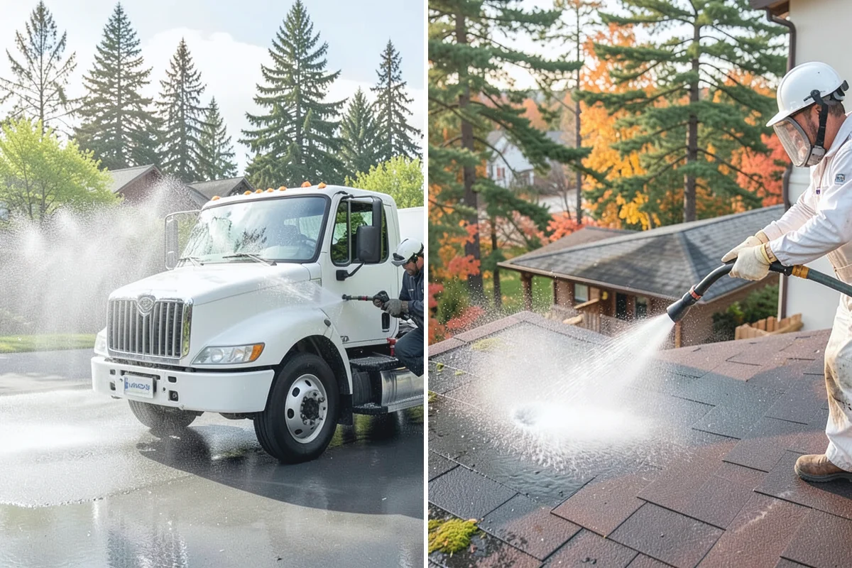 Limestone Cleaning in Wilkeson, Pierce County, WA - Confirm the stone as limestone and test discreetly