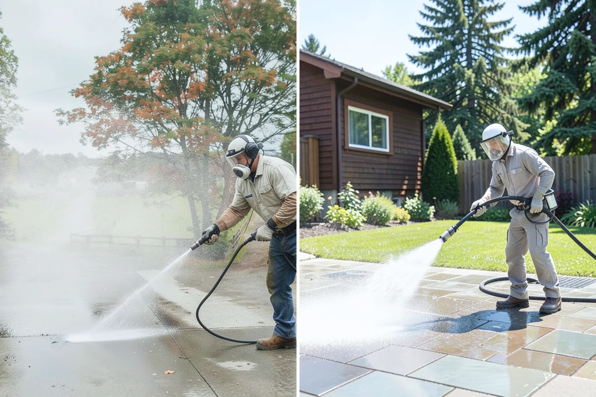 Limestone Cleaning in Woodinville, King County, WA - Confirm the stone as limestone and test discreetly
