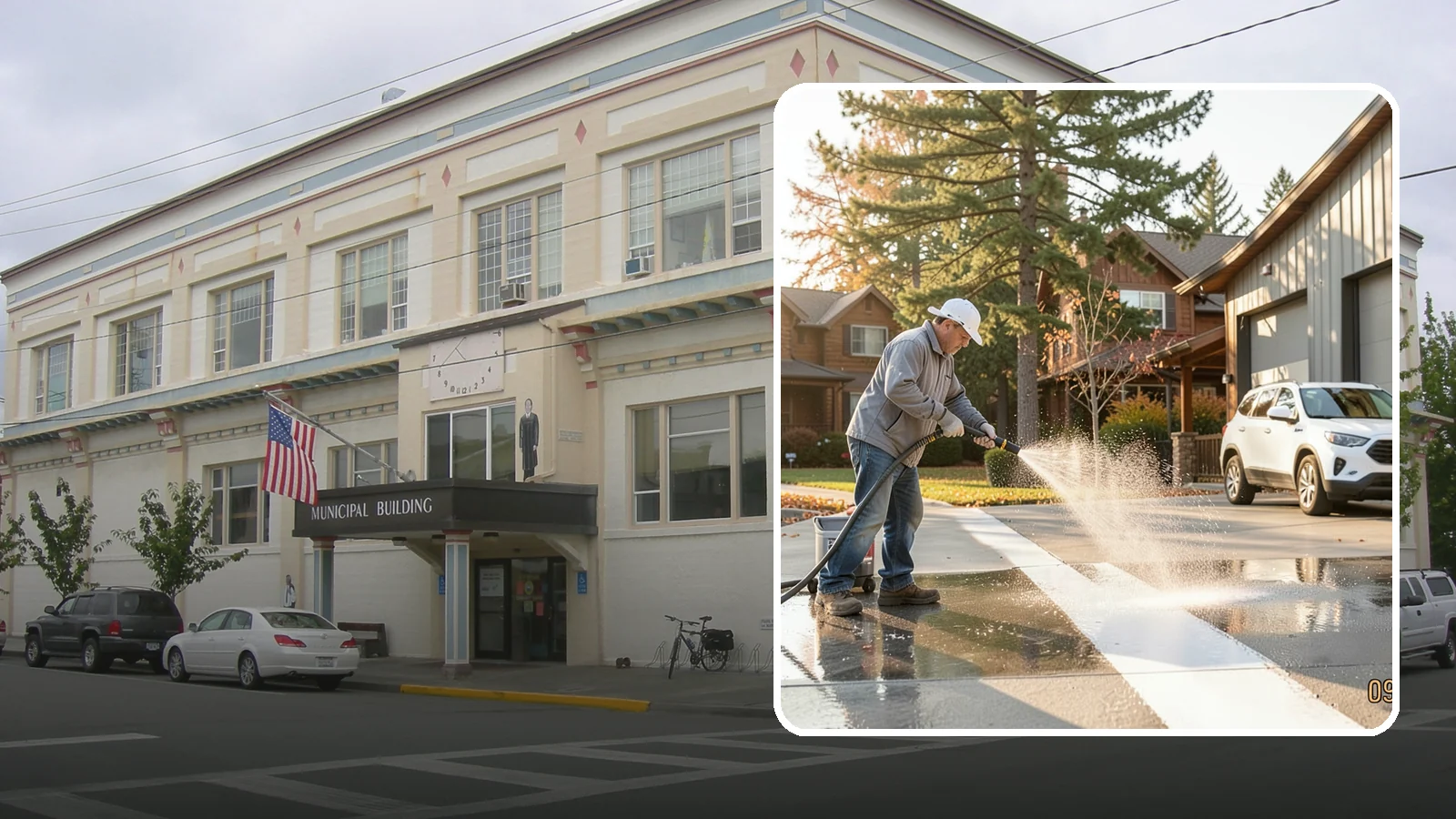 Loading Dock Cleaning in Anacortes, Skagit County, WA - We clean loading docks at Washington warehouses and stores to clear grease, tire marks, and slip hazards from busy work zones.