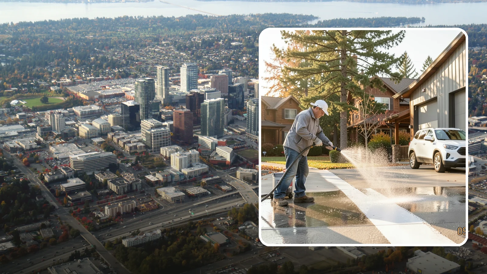 Loading Dock Cleaning in Bellevue, King County, WA - We clean loading docks at Washington warehouses and stores to clear grease, tire marks, and slip hazards from busy work zones.