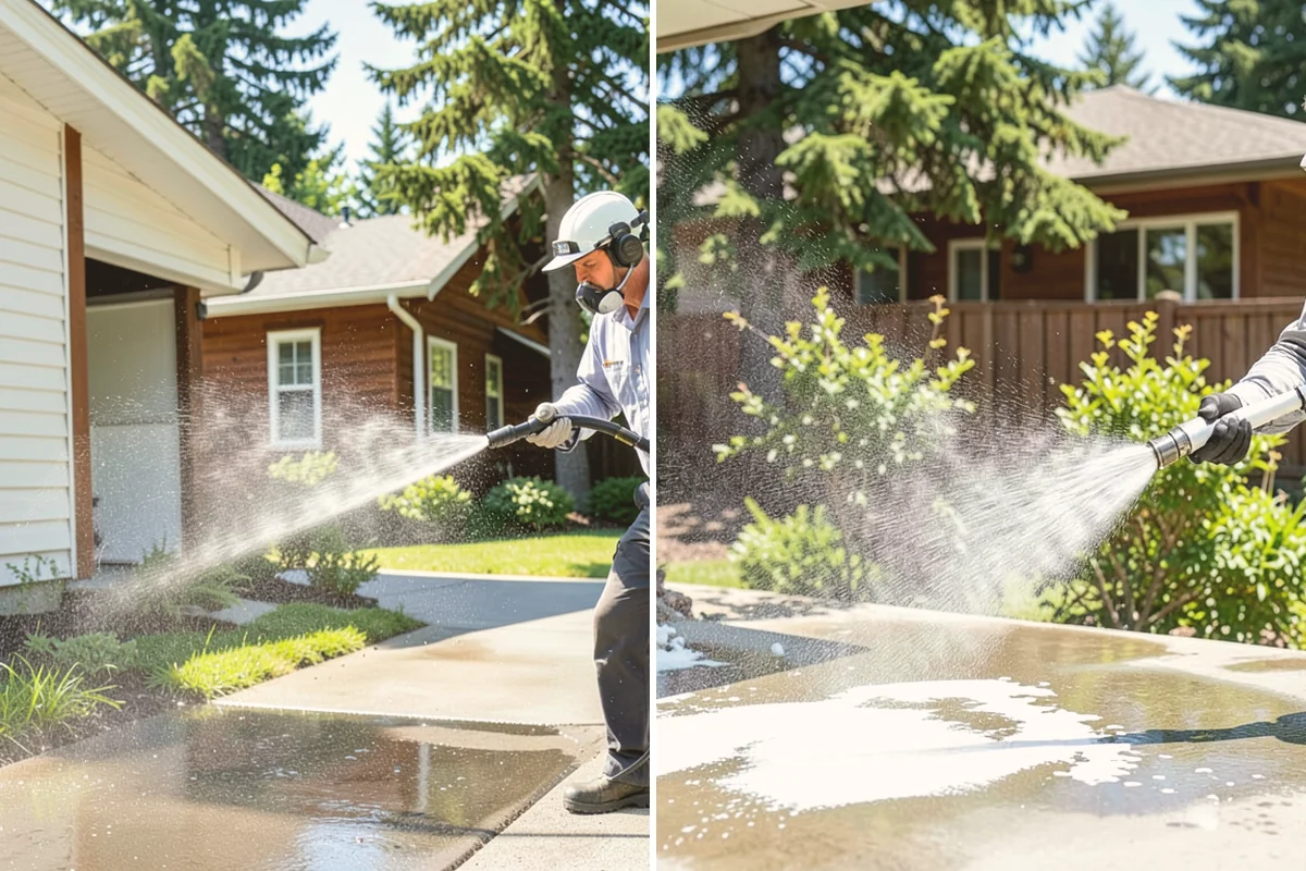 Loading Dock Cleaning in Bellevue, King County, WA - Sweep debris and note spill or stain locations