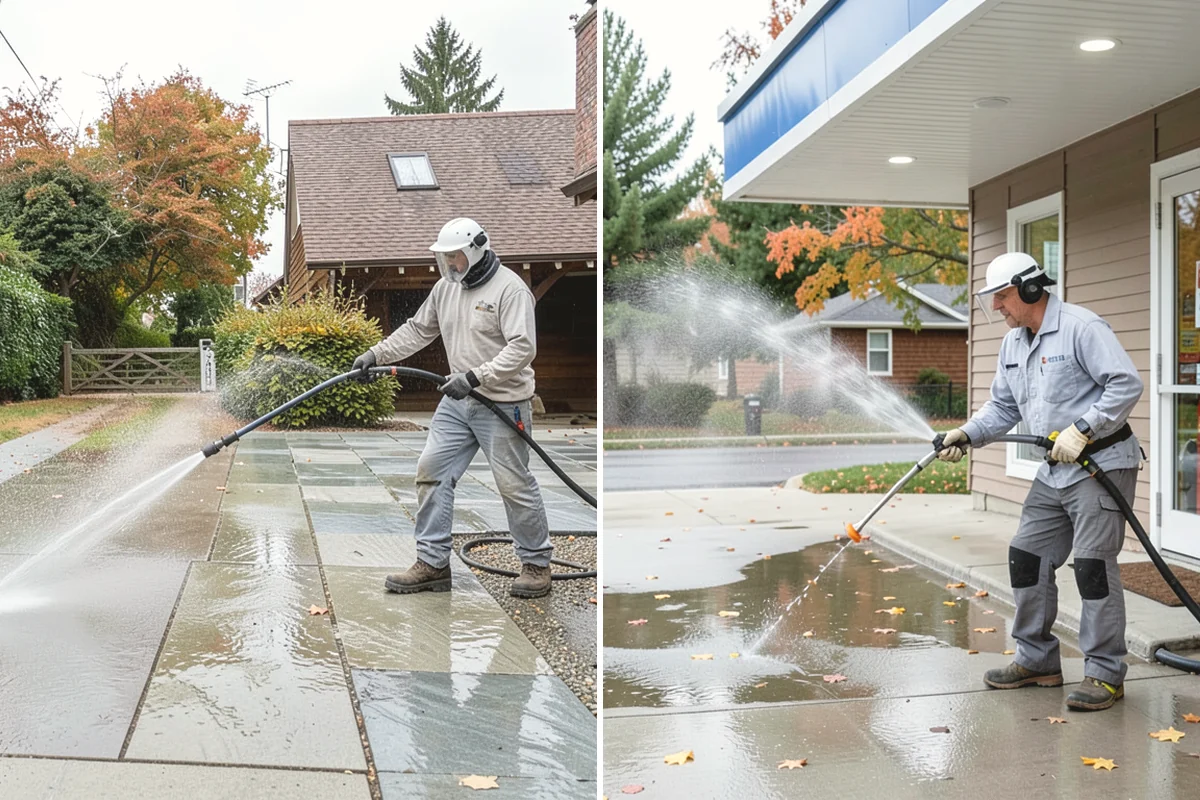 Loading Dock Cleaning in Black Diamond, King County, WA - Sweep debris and note spill or stain locations