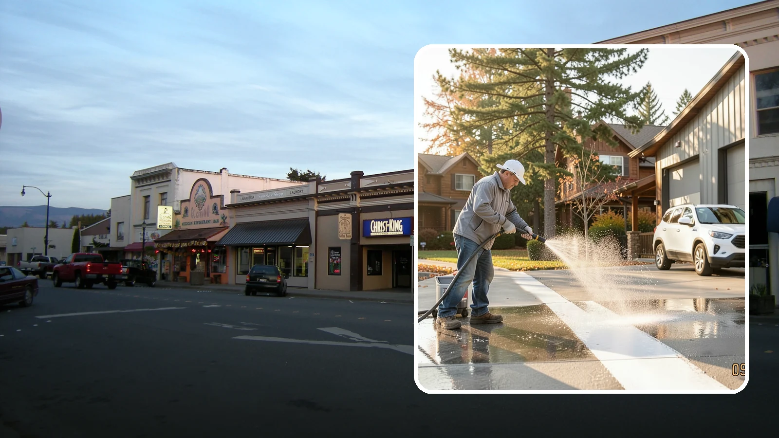 Loading Dock Cleaning in Burlington, Skagit County, WA - We clean loading docks at Washington warehouses and stores to clear grease, tire marks, and slip hazards from busy work zones.