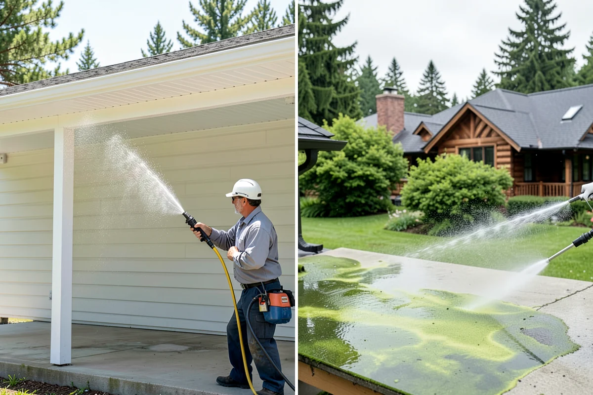 Loading Dock Cleaning in Concrete, Skagit County, WA - Sweep debris and note spill or stain locations