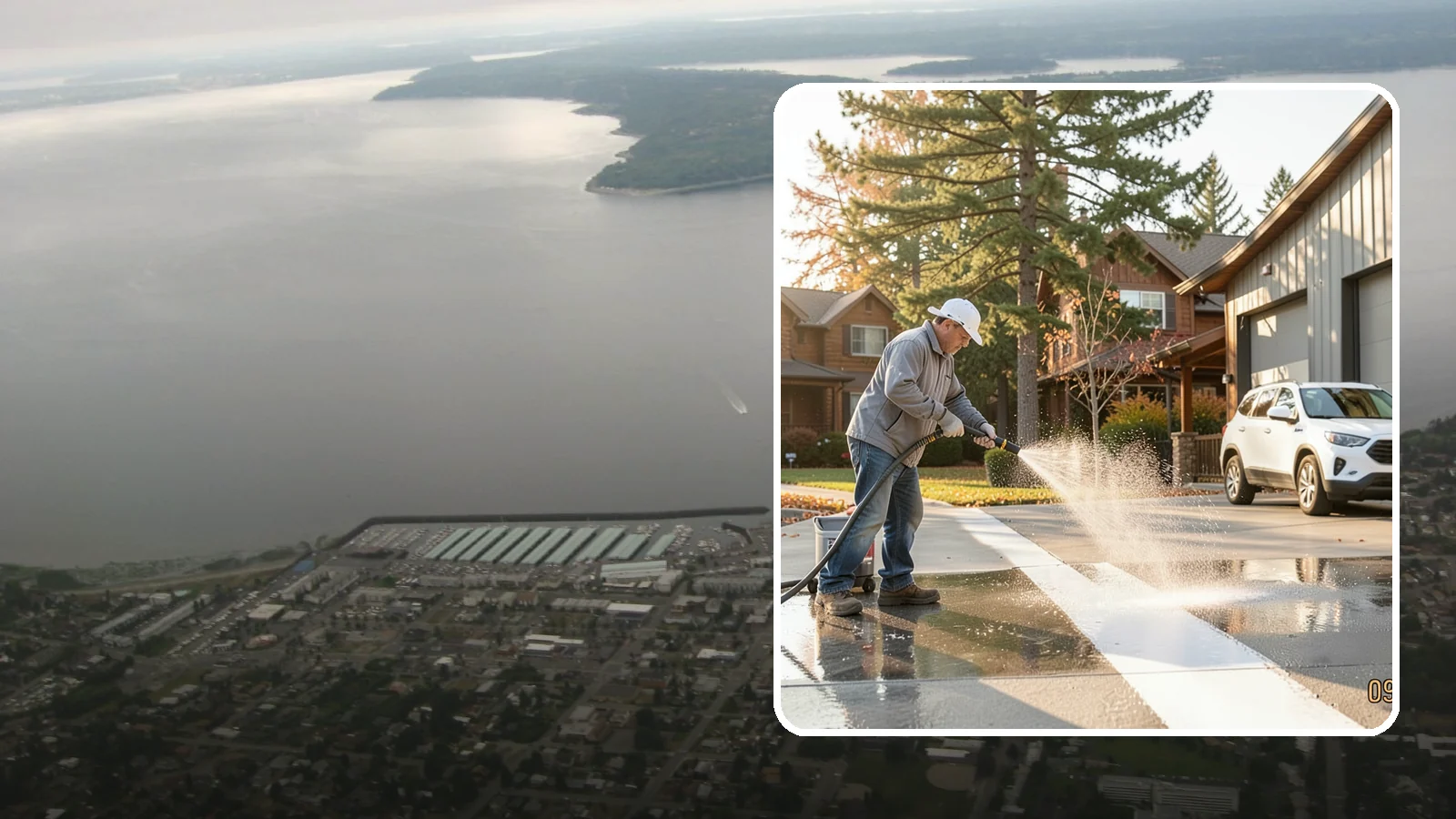 Loading Dock Cleaning in Des Moines, King County, WA - We clean loading docks at Washington warehouses and stores to clear grease, tire marks, and slip hazards from busy work zones.