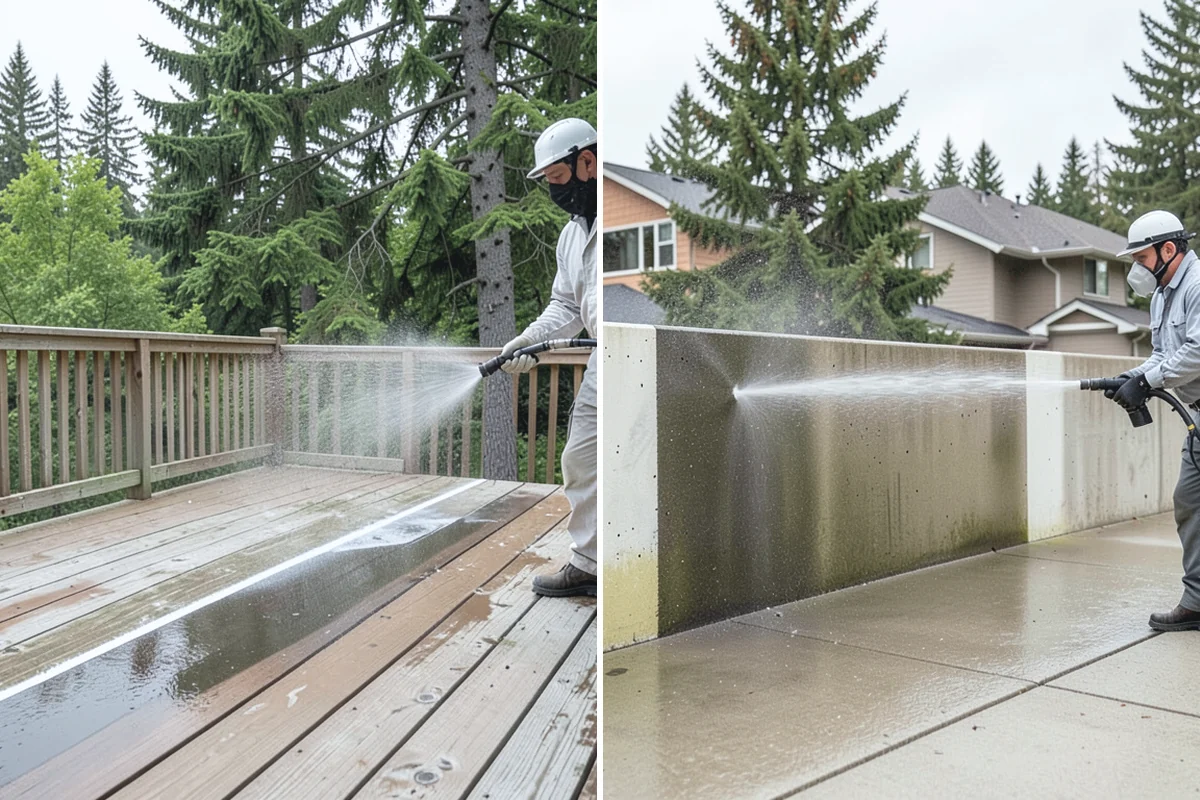 Loading Dock Cleaning in Des Moines, King County, WA - Sweep debris and note spill or stain locations
