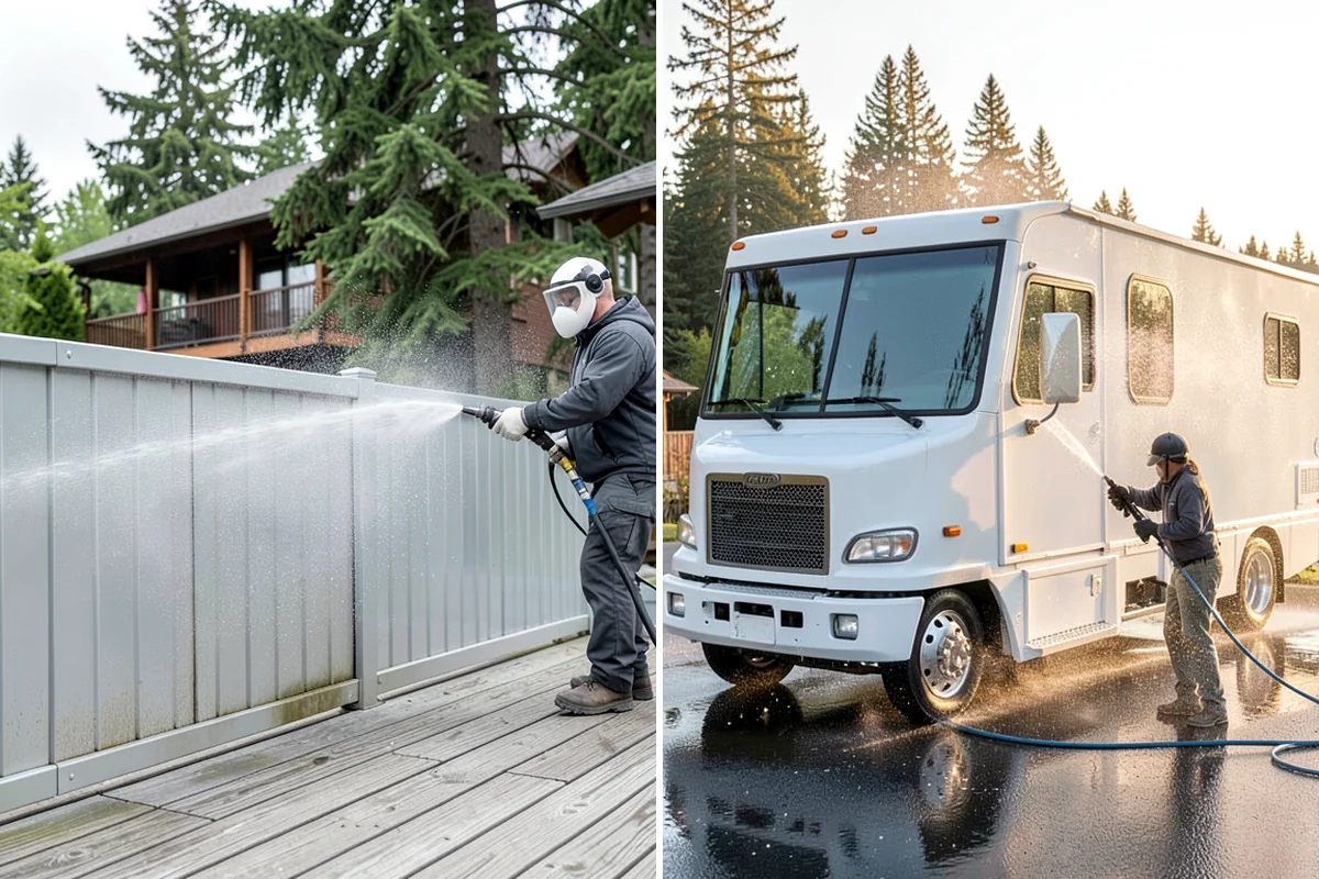 Loading Dock Cleaning in Enumclaw, King County, WA - Sweep debris and note spill or stain locations