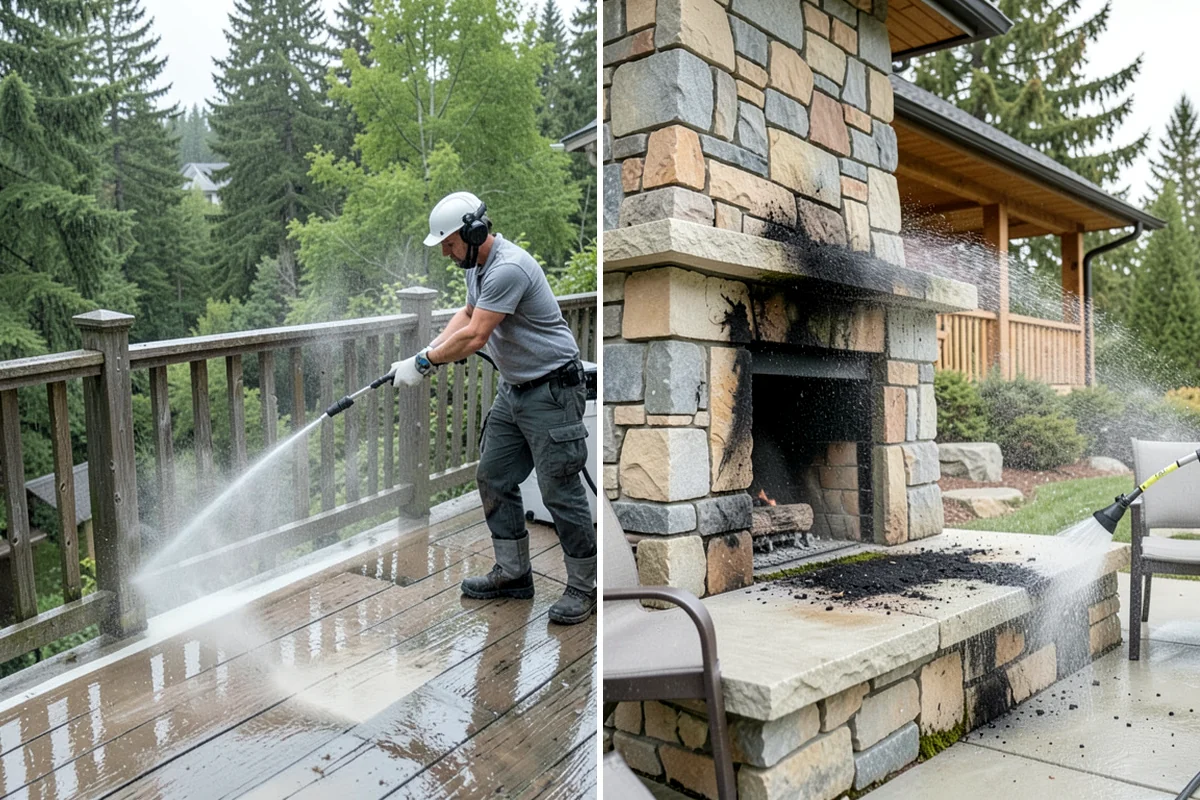 Loading Dock Cleaning in Federal Way, King County, WA - Sweep debris and note spill or stain locations