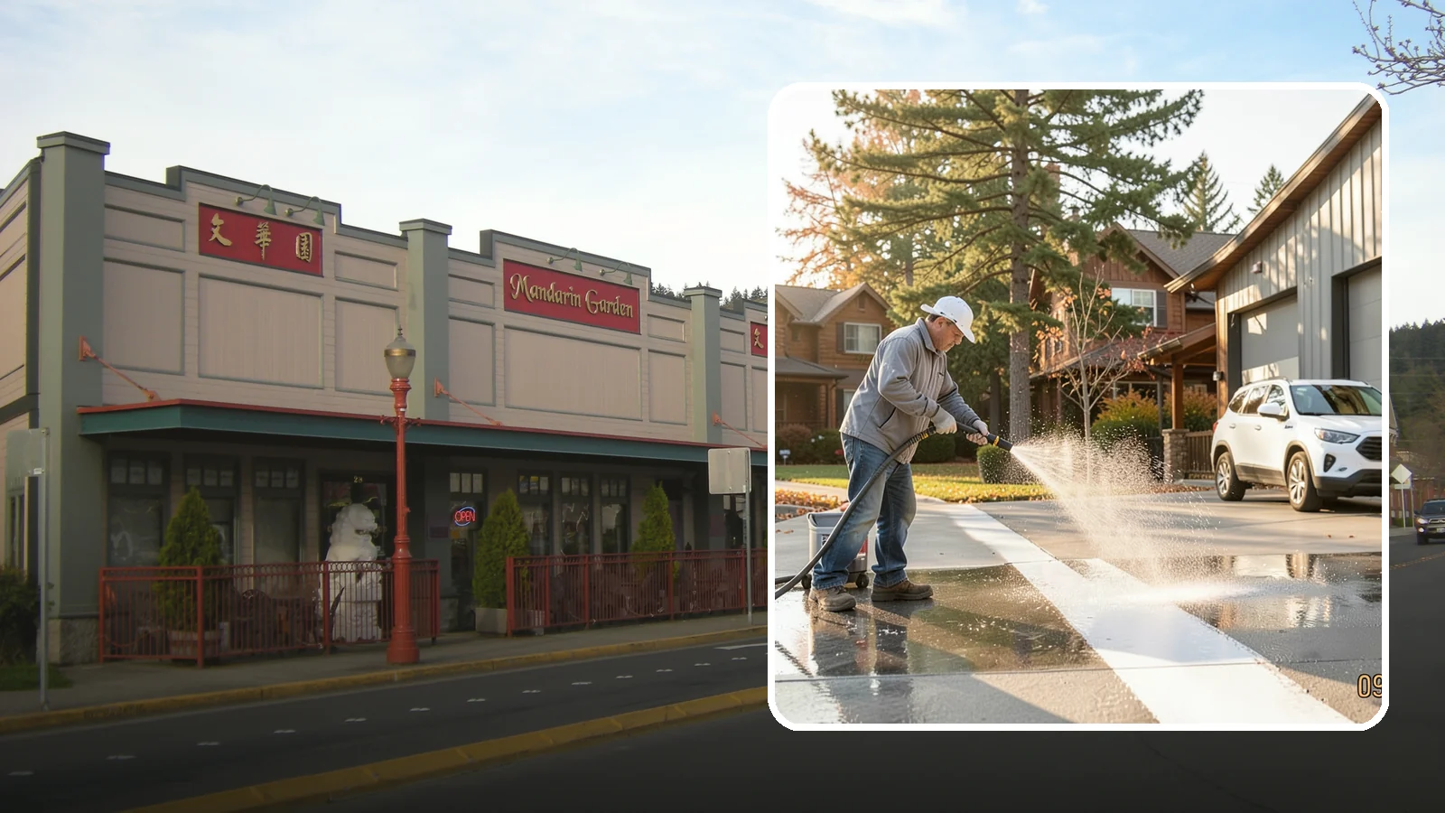 Loading Dock Cleaning in Issaquah, King County, WA - We clean loading docks at Washington warehouses and stores to clear grease, tire marks, and slip hazards from busy work zones.