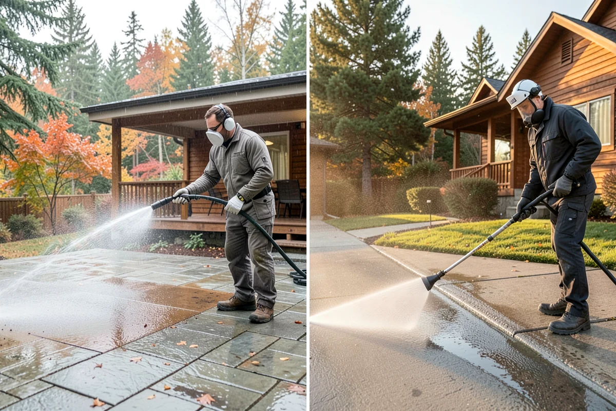 Loading Dock Cleaning in Lyman, Skagit County, WA - Sweep debris and note spill or stain locations