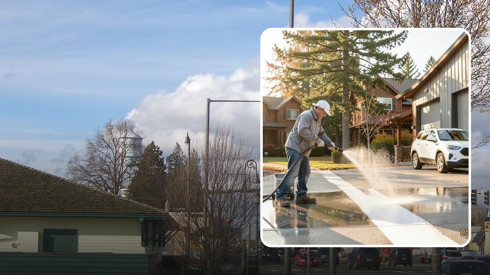 Loading Dock Cleaning in Marysville, Snohomish County, WA - We clean loading docks at Washington warehouses and stores to clear grease, tire marks, and slip hazards from busy work zones.