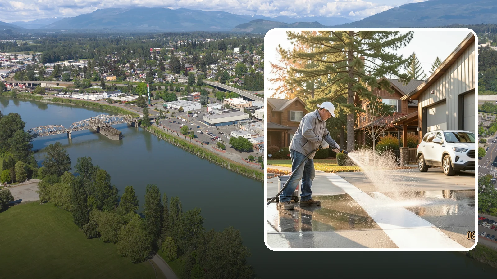 Loading Dock Cleaning in Mount Vernon, Skagit County, WA - We clean loading docks at Washington warehouses and stores to clear grease, tire marks, and slip hazards from busy work zones.