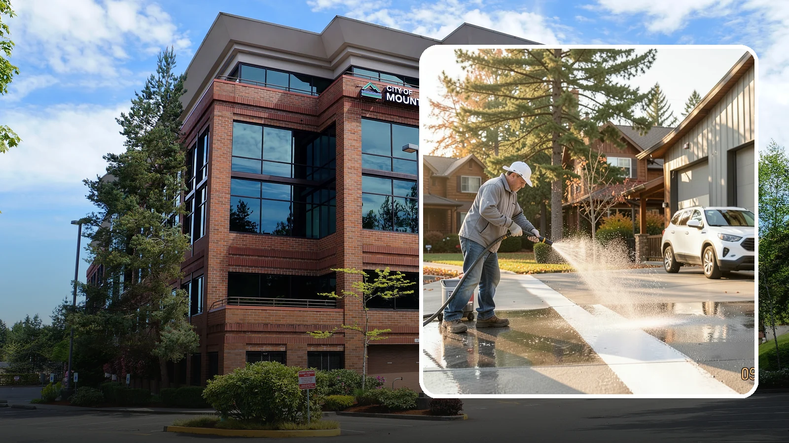 Loading Dock Cleaning in Mountlake Terrace, Snohomish County, WA - We clean loading docks at Washington warehouses and stores to clear grease, tire marks, and slip hazards from busy work zones.